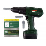 Detská zelená vŕtačka