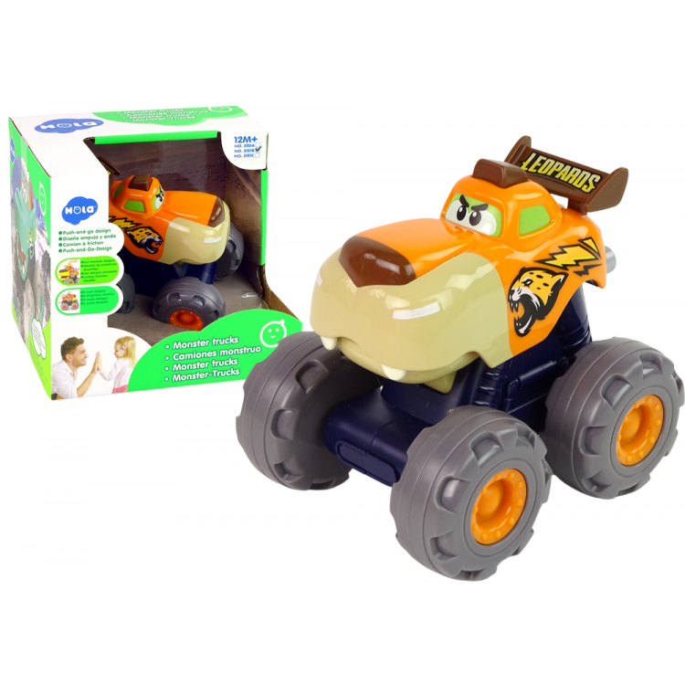 Autíčko Monster Truck - Tiger hnedý