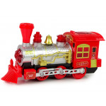 Vianočná červená lokomotíva