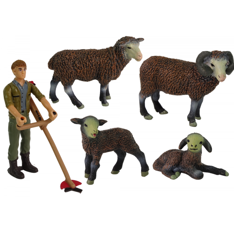Sada figúrok zvieratiek – ovečky