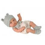 Malá bábika Sweet baby 30 cm - zelená