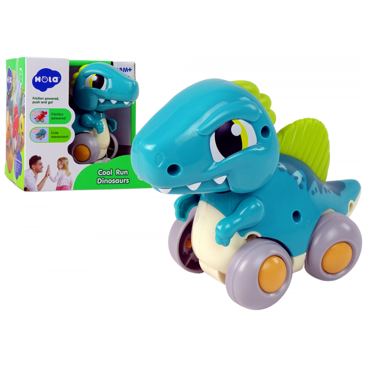 Dinosaurus na kolesách pre najmenších – modrý