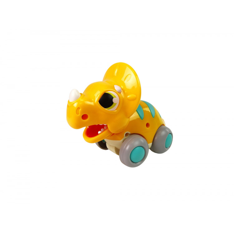 Dinosaurus na kolesách pre najmenších – žltý