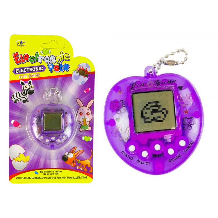 Elektronická hra Tamagotchi Pet - fialová Elektronická hra Tamagotchi Pet - fialová