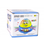 Vodná guľa s diódami UFO – žltá