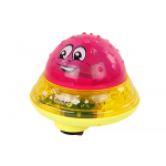 Vodná guľa s diódami UFO – ružová