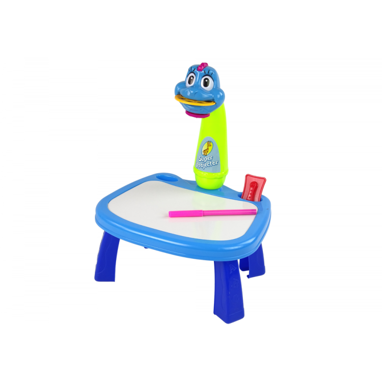 Projektor na kreslenie – Dinosaurus, modrá