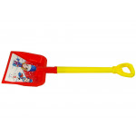 Lopata na sneh so zimnými motívmi žlta-červená