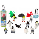 Sada figúrok zvieratiek tučniakov - 12ks.
