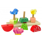 Drevená vkladačka - zvieratká