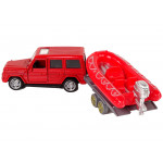 Sada Hasičských vozidiel – Džíp, auto, čln