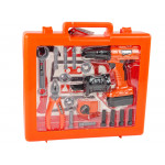 Oranžový kufrík s náradím