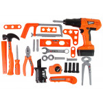 Oranžový kufrík s náradím