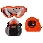 Oranžová súprava náradia v kufri - Okuliare s príslušenstvom