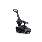 Detské odrážadlo Lamborghini QLS-996T s rúčkou - čierne