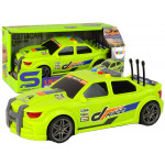 Športové auto 1:16, zvuk – zelená