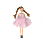 Bábika Emily v ružových šatách