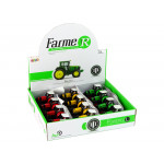 Kovový traktor trecím s pohonom