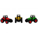Kovový traktor trecím s pohonom