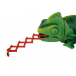 Chameleón na diaľkové ovládanie 28 cm – zelený