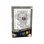 Farebné puzzle 500 kusov - Slon