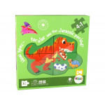 Puzzle 4v1 - Dinosaury
