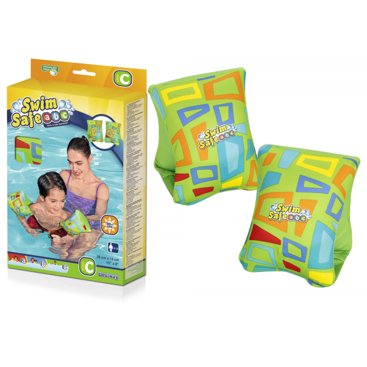 Bestway detské rukávniky – S/M zelené 32182