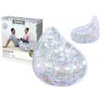 Nafukovacie trblietavé kreslo 72 x 72 x 64 cm - Bestway 75105