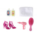 Bábika v ružovom župane – Kúpeľňové doplnky