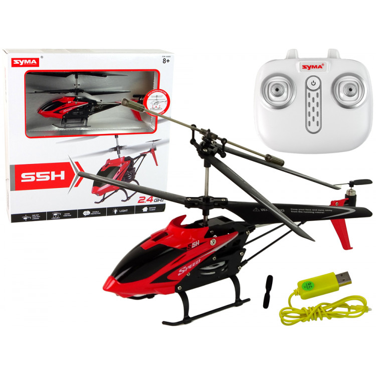 RC Helikoptéra S5H SYMA 2,4G – červená RC Helikoptéra S5H SYMA 2,4G – červená