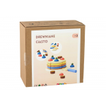 Drevená torta na krájanie – 8 kusov