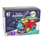 Bublifuk lokomotíva - červená