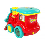 Bublifuk lokomotíva - červená