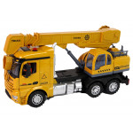 R/C Žeriav na diaľkové ovládanie 2,4G - žltý R/C Žeriav na diaľkové ovládanie 2,4G - žltý