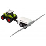 Traktor s prívesom a cisternou – zelený