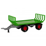 Traktor s prívesom – zelený