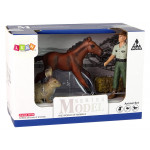 Sada figúrky s hnedým žriebätkom a zajačikom