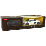 Auto R/C Audi R8 1:24 Rastar - biele Auto R/C Audi R8 1:24 Rastar - biele