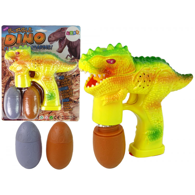 Bublifuk v tvare žltého Dinosaura Bublifuk v tvare žltého Dinosaura