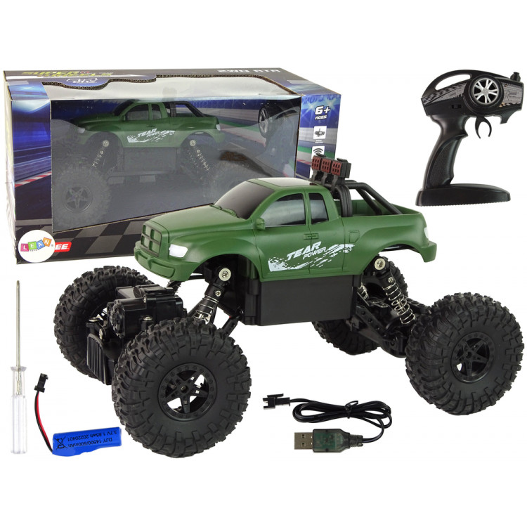 RC Auto Off-road 2,4 GHz, 1:18 – zelená