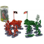 Vojenská súprava vojačikov - 48 prvkov