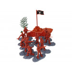 Vojenská súprava vojačikov - 48 prvkov