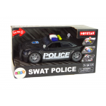 Policajné terénne auto 1:14 čierne
