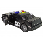 Policajné terénne auto 1:14 čierne