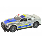 Policajné auto 1:14 strieborné