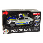 Policajné auto 1:14 strieborné