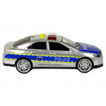 Policajné auto 1:14 Trecí pohon - strieborné