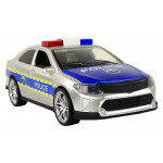 Policajné auto 1:14 Trecí pohon - strieborné