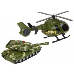 Vojenský tank a helikoptéra – zvukové a svetelné efekty
