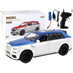 Auto na diaľkové ovládanie 1:20 – bielo-modré